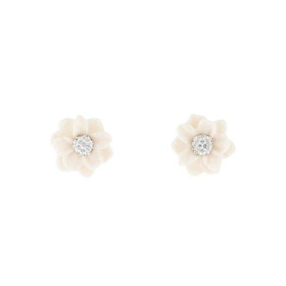 Lele Sadoughi Gardenia Stud Earrings